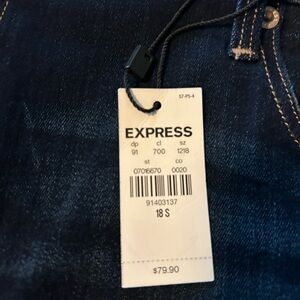 Size 16 express jeans new. With tags never worn